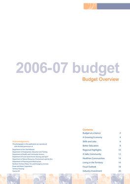 Budget Overview