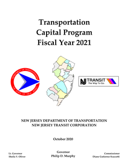 Transportation Capital Program Fiscal Year 2021