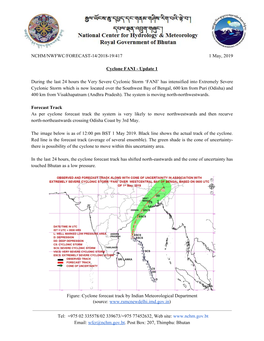 NCHM/NWFWC/FORECAST-14/2018-19/417 1 May, 2019