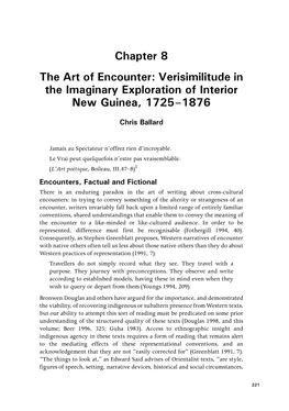 Verisimilitude in the Imaginary Exploration of Interior New Guinea, 1725–1876