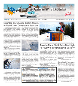 Terrain Park Staff Sets Bar High for New Features and Variety