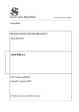 Revisione Stampato N. 1