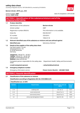 Barium Nitrate