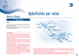 Spécificités Par Voies Seine Et Yonne 3.1 Basse-Seine