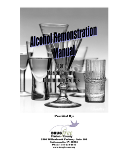Alcohol Remonstraion Manual