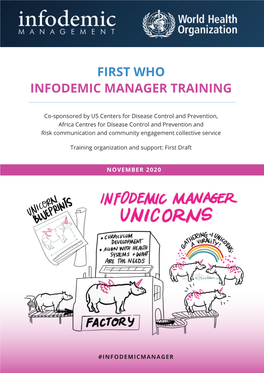 First Who Infodemic Manager Training