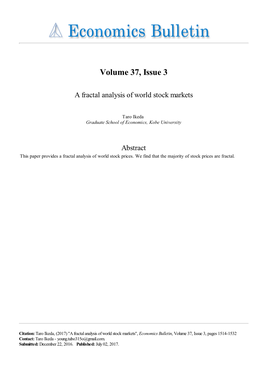 Volume 37, Issue 3