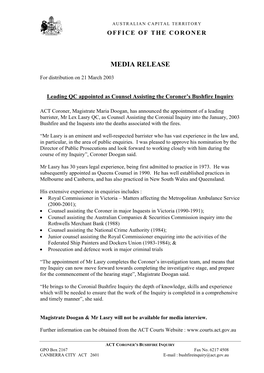 Media Release