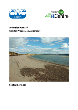 Ardersier Port Ltd. Coastal Processes Assessment September