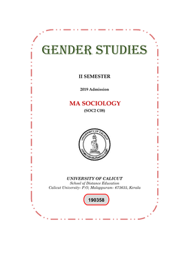 Gender Studies