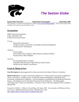 The Seaton Globe