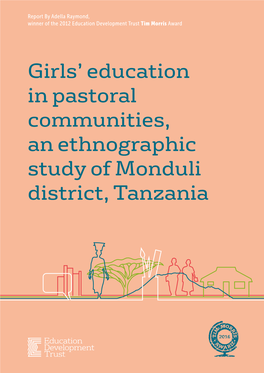 Girls' Education in Pastoral Communities, an Ethnographic
