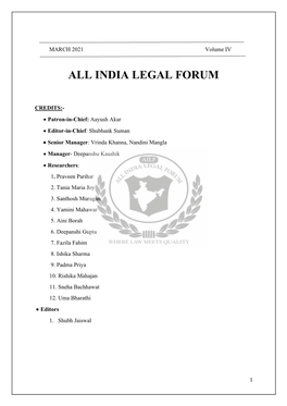 India Legal Forum