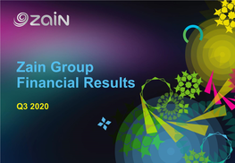 Zain Group Financial Results