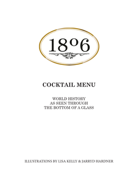 Cocktail Menu