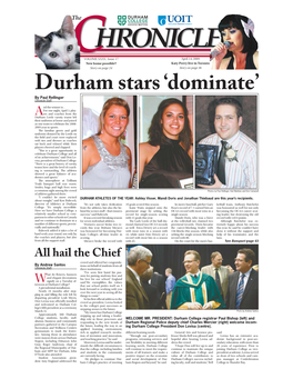 Durham Stars ‘Dominate’ by Paul Rellinger Chronicle Staff