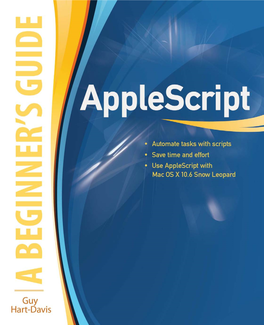 Applescript: a Beginner's Guide