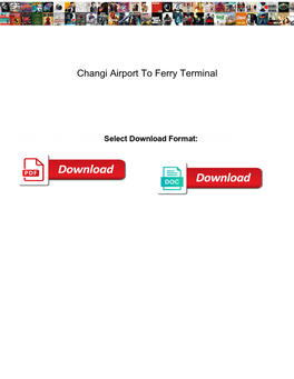 Changi Airport to Ferry Terminal