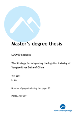 Master Thesis