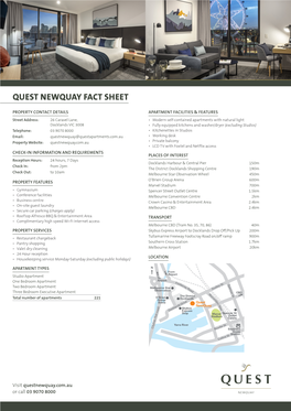 Download Quest Newquay Fact Sheet