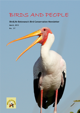 Birdlife Botswana Newsletter 37