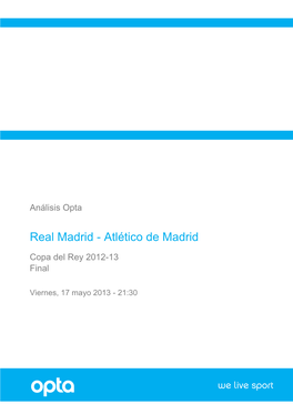 Real Madrid - Atlético De Madrid