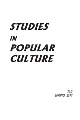 39.2 Spring 2017 Studies in Popular Culture
