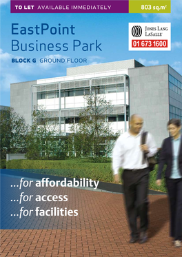 Eastpoint Business Park Block G Ground Floor