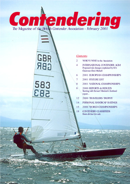 The Magazine of the British Contender Association - February 2001