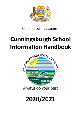 Cunningsburgh School Handbook 2020-2021