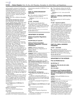 Federal Register/Vol. 79, No. 219/Thursday, November 13, 2014