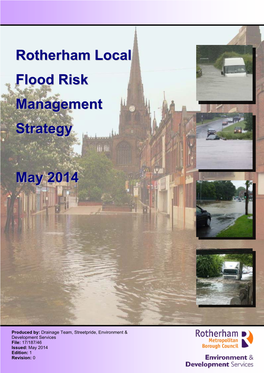 Rotherham Local Flood Risk Management Strategy May 2014