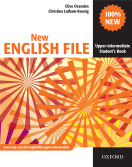 New English File Upper-Intermediate Student's Book