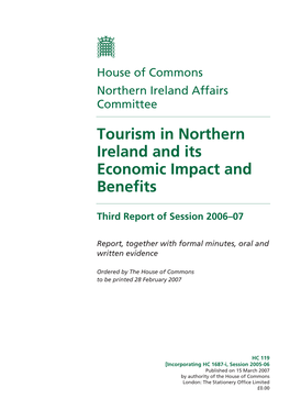 Tourism in Northern Ireland and Its Economic Impact and Benefits