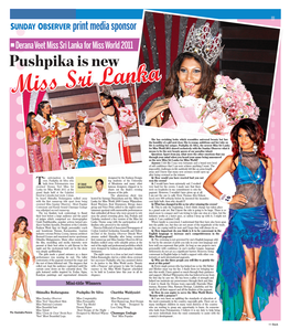 Pushpika Is New Miss Sri Lanka