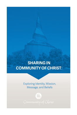 Sharing in Community of Christ