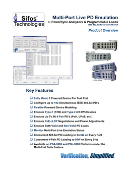 Multi-Port Live PD Emulation Brochure