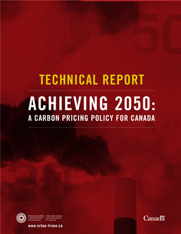 Achieving 2050: a Carbon Pricing Policy for Canada