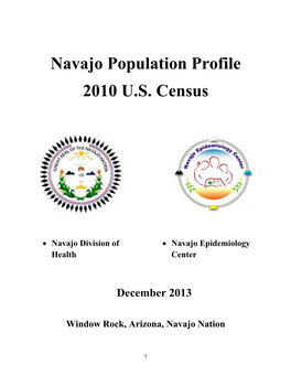 Navajo Population Profile 2010 U.S. Census