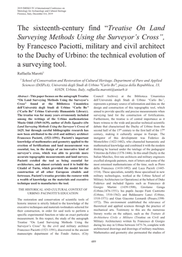 Treatise on Land Surveying Methods Using the Surveyor's Cross