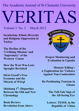 VERITAS March 2012