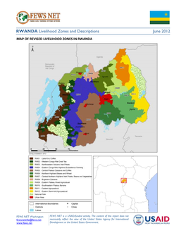 RWANDA Livelihood Zones and Descriptions June 2012