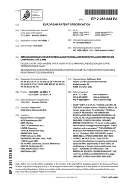 Amino Acid Sequences Directed Against Cxcr4 And