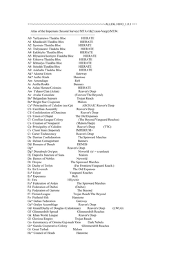 ALLEG.100 O 1.0.1 =++ Atlas of the Imperium