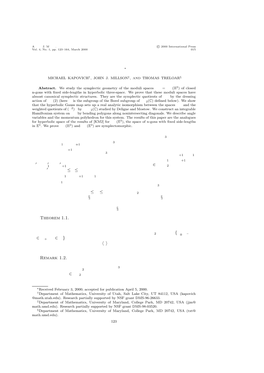 The Symplectic Geometry of Polygons in Hyperbolic 3-Space∗