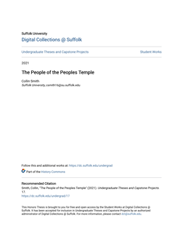 The People of the Peoples Temple
