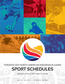 Sport Schedules