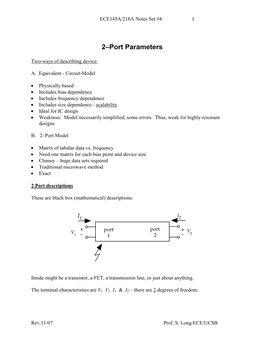 S-Parameters – They Are Easy!