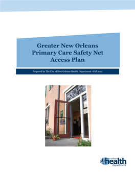Greater New Orleans Primary Care Safety Net Access Plan