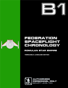 Romulan Star Empire Part One: 2130 – 2260